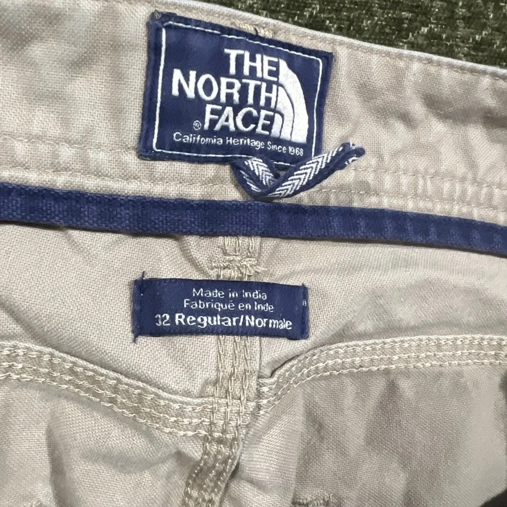 The North Face Pants Mens 32 Tan Cotton Nylon Canvas Regular Fit 789